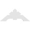 Ekena Millwork Vanguard Architectural Grade PVC Gable Bracket, 48"W x 20"H x 2"D x 6"F, 10/12 Pitch GBP048X20X0206VAN00 - alternate 2
